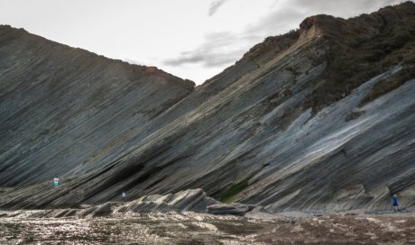 Intervention pour des travaux sur falaise à Chambéry